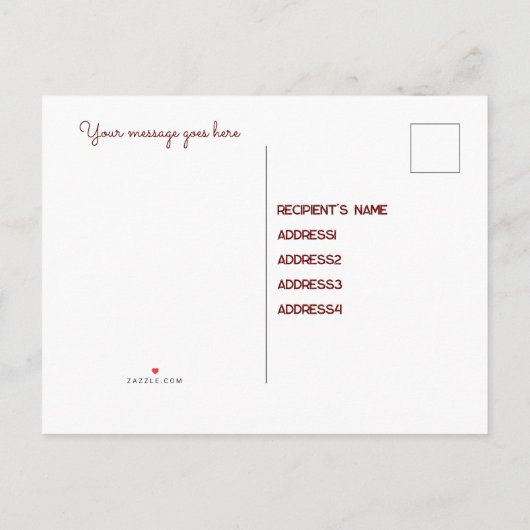 Bent u mijn bruidsmeisje? bewerkbaar uitnodiging briefkaart (Achterkant)