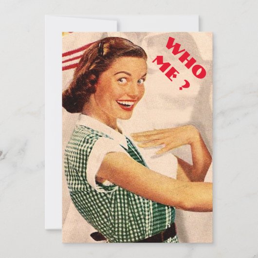 Bent u mijn bruidsmeisje/dienstmeisje? kaart (Voorkant)