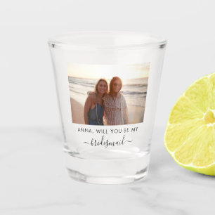Bent u mijn bruidsmeisje huwelijksvoorstel? shot glas