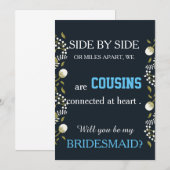 Bent u mijn bruidsmeisje? kaart (Voorkant / Achterkant)