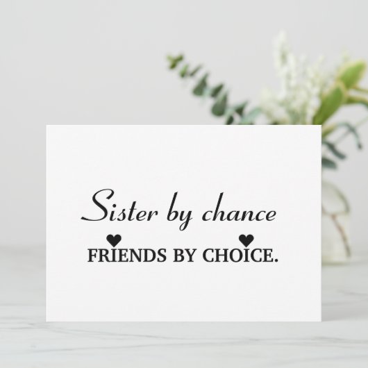 Bent u mijn bruidsmeisje? kaart (Staand voorkant)