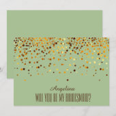 Bent u mijn bruidsmeisje? kaart (Voorkant / Achterkant)