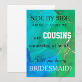 Bent u mijn bruidsmeisje? kaart (Voorkant / Achterkant)