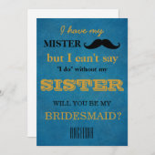Bent u mijn bruidsmeisje? kaart (Voorkant / Achterkant)