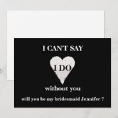 Bent u mijn bruidsmeisje? kaart (Voorkant / Achterkant)