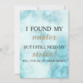 Bent u mijn bruidsmeisje? kaart (Voorkant)