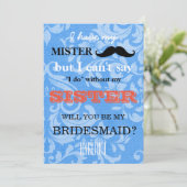 Bent u mijn bruidsmeisje? kaart (Staand voorkant)