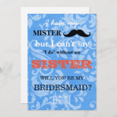 Bent u mijn bruidsmeisje? kaart (Voorkant / Achterkant)