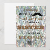 Bent u mijn bruidsmeisje? kaart (Voorkant / Achterkant)