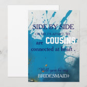 Bent u mijn bruidsmeisje? kaart (Voorkant / Achterkant)