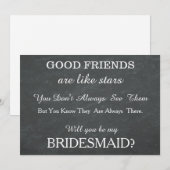 Bent u mijn bruidsmeisje? kaart (Voorkant / Achterkant)