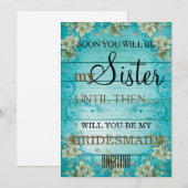 Bent u mijn bruidsmeisje? kaart (Voorkant / Achterkant)