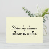 Bent u mijn bruidsmeisje? kaart (Staand voorkant)