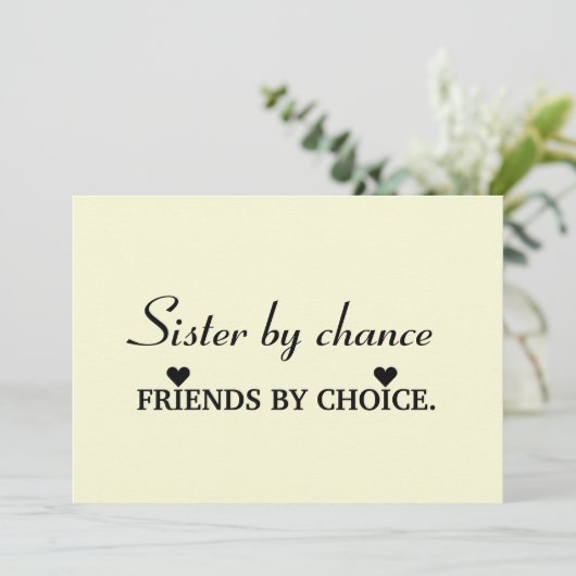 Bent u mijn bruidsmeisje? kaart (Staand voorkant)