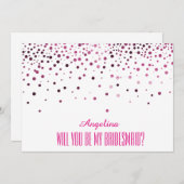 Bent u mijn bruidsmeisje? kaart (Voorkant / Achterkant)