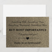 Bent u mijn bruidsmeisje? kaart (Voorkant / Achterkant)