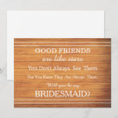 Bent u mijn bruidsmeisje? kaart (Voorkant / Achterkant)