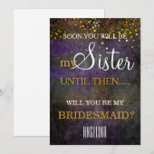 Bent u mijn bruidsmeisje? kaart (Voorkant / Achterkant)