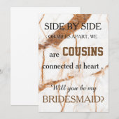 Bent u mijn bruidsmeisje? kaart (Voorkant / Achterkant)