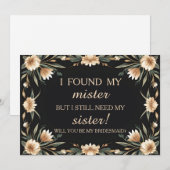 Bent u mijn bruidsmeisje? kaart (Voorkant / Achterkant)