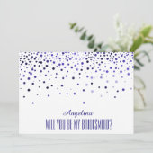 Bent u mijn bruidsmeisje? kaart (Staand voorkant)