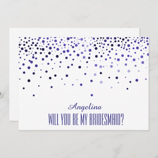 Bent u mijn bruidsmeisje? kaart (Voorkant / Achterkant)