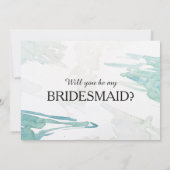 Bent u mijn bruidsmeisje? kaart (Achterkant)