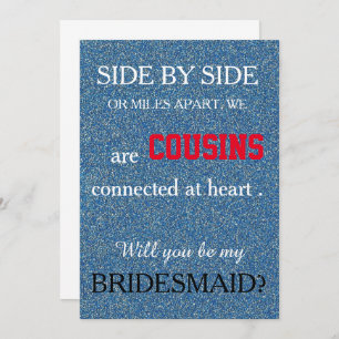 Bent u mijn bruidsmeisje? kaart