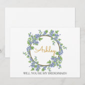 Bent u mijn bruidsmeisje? kaart (Voorkant / Achterkant)