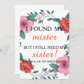 Bent u mijn bruidsmeisje? kaart (Voorkant / Achterkant)