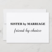 Bent u mijn bruidsmeisje? Kraft Kaart (Voorkant)