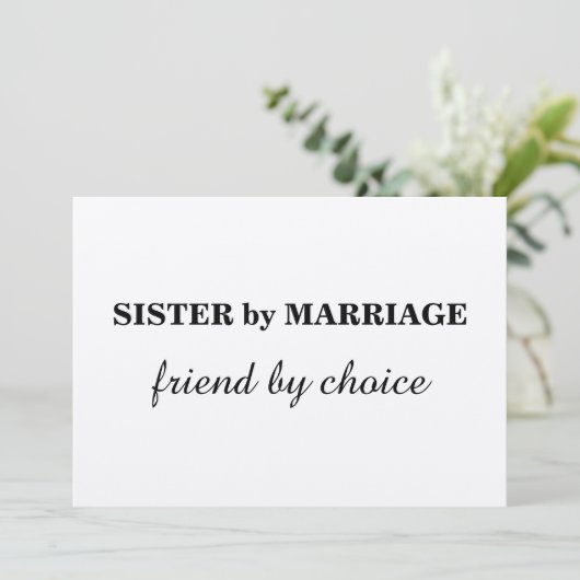 Bent u mijn bruidsmeisje? Kraft Kaart (Staand voorkant)