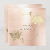 Bent u mijn bruidsroze witte Confetti goud? Kaart (Voorkant / Achterkant)