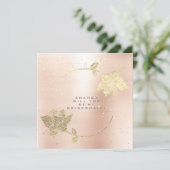 Bent u mijn bruidsroze witte Confetti goud? Kaart (Staand voorkant)