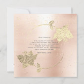 Bent u mijn bruidsroze witte Confetti goud? Kaart (Achterkant)