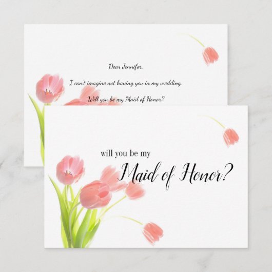 Bent u mijn dienstmeisje? (Voorkant / Achterkant)