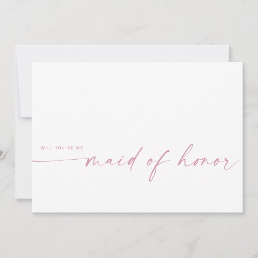 Bent u mijn dienstmeisje? | Blush roze (Voorkant)