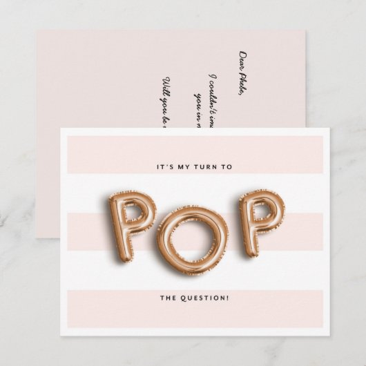 Bent u mijn dienstmeisje? | Bridesmaid Card Kaart (Voorkant / Achterkant)