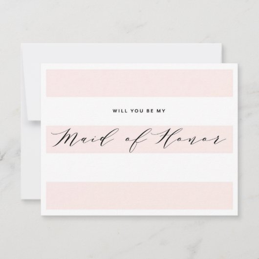 Bent u mijn dienstmeisje? | Bridesmaid Card Kaart (Voorkant)