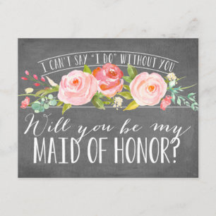 Bent u mijn dienstmeisje?   Bridesmaid Kaart