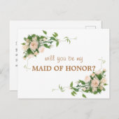 Bent u mijn dienstmeisje? briefkaart (Voorkant / Achterkant)