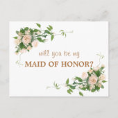 Bent u mijn dienstmeisje? briefkaart (Voorkant)