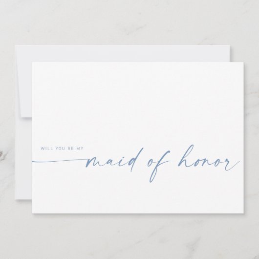 Bent u mijn dienstmeisje? | Dusty Blue (Voorkant)