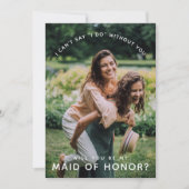 Bent u mijn dienstmeisje? Foto Kaart (Voorkant)