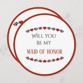 Bent u mijn dienstmeisje? kaart (Voorkant / Achterkant)