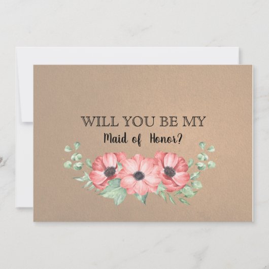 Bent u mijn dienstmeisje? kaart (Voorkant)