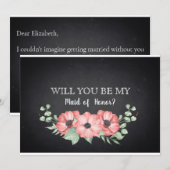 Bent u mijn dienstmeisje? kaart (Voorkant / Achterkant)