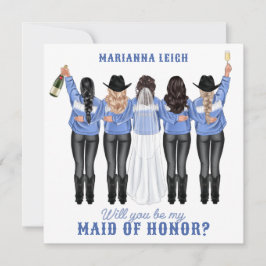 Bent u mijn dienstmeisje? Meisjes in Denim Kaart