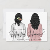 Bent u mijn dienstmeisje? Meisjes in Robes V2 in Kaart (Voorkant)