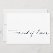 Bent u mijn dienstmeisje? | Modern minimalist (Voorkant)